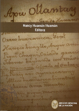 APU OLLANTAY: EDICIÓN DE NANCY HUAMÁN HUAMÁN - ANÓNIMO