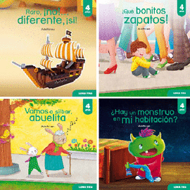 PACK CUENTOS Y FANTASÍAS 4 AÑOS (4 LIBROS): RARO, ¡NO!... DIFEREN - ADELFONSU (ESPEJO, LUIS MIGUEL)