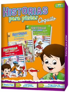 PACK HISTORIAS PARA PINTAR. COQUITO: 3 LIBROS - ZAPATA SANTILLANA, EVERARDO