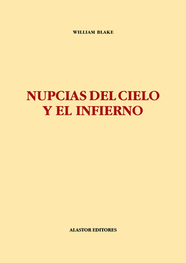 NUPCIAS DEL CIELO Y EL INFIERNO - BLAKE, WILLIAM