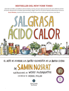 SAL, GRASA, ÁCIDO, CALOR: EL ARTE DE DOMINAR LOS CUATRO ELEMENTOS - NOSRAT, SAMIN