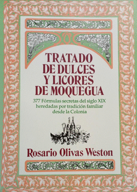 TRATADO DE DULCES Y LICORES DE MOQUEGUA