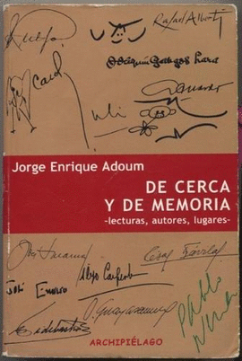 DE CERCA Y DE MEMORIA