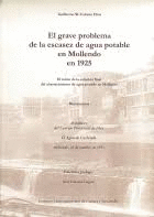 EL GRAVE PROBLEMA DE LA ESCASEZ DE AGUA POTABLE EN MOLLENDO EN 1925