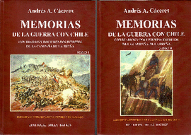MEMORIAS DE LA GUERRA CON CHILE (2 TOMOS)