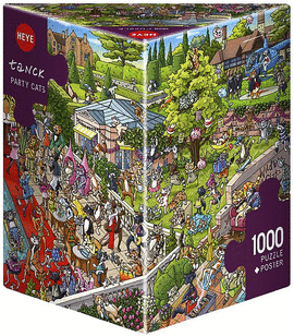 HEYE PUZZLE 1000 TANCK - PARTY CATS