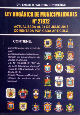 LEY ORGÁNICA DE MUNICIPALIDADES N° 27972