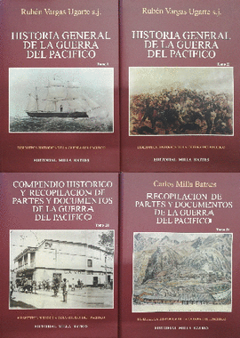 PACK HISTORIA GENERAL DE LA GUERRA DEL PACÍFICO (4 TOMOS)
