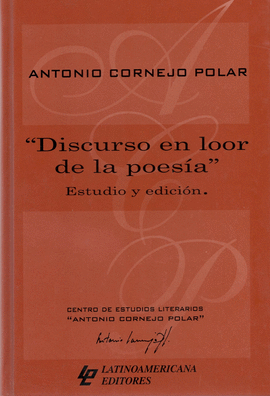 DISCURSO EN LOOR DE LA POESÍA. ESTUDIO Y EDICIÓN (1964) VOL. I