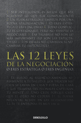 LAS 12 LEYES DE LA NEGOCIACIÓN
