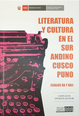 LITERATURA Y CULTURA EN EL SUR ANDINO CUSCO PUNO
