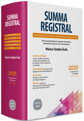 SUMMA REGISTRAL 2020