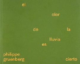 EL OLOR DE LA LLUVIA ES CIERTO