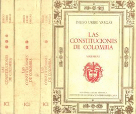 LAS CONSTITUCIONES DE COLOMBIA (3 VOLÚMENES)
