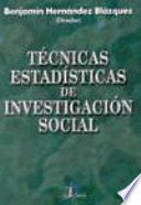 TÉCNICAS ESTADÍSTICAS DE INVETIGACIÓN SOCIAL
