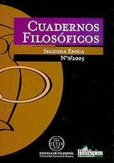 CUADERNOS FILOSÓFICOS. SEGUNDA ÉPOCA. Nº II/2005
