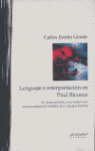 LENGUAJE E INTERPRETACIÓN EN PAUL RICOEUR