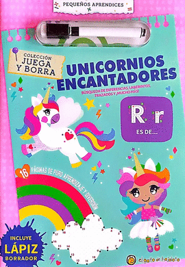 UNICORNIOS ENCANTADORES: BÚSQUEDA DE DIFERENCIAS, LABERINTOS, TRAZADOS Y ¡MUCHO MÁS!