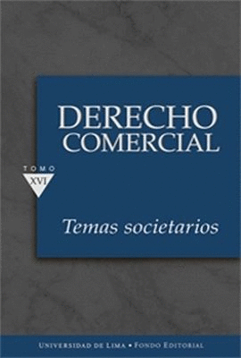DERECHO COMERCIAL (TOMO XVI)