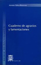 CUADERNO DE AGRAVIOS Y LAMENTACIONES