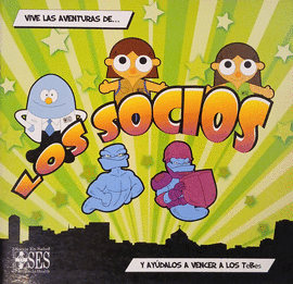 LOS SOCIOS. VIVE LAS AVENTURAS DE... Y AYÚDALOS A VENCER A LOS TEBES. CUENTO