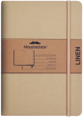 MOUSTACHINE CLASSIC LINO HABANO CLARO. MEDIANO EN BLANCO