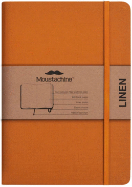 MOUSTACHINE CLASSIC LINO OCRE. MEDIANO EN BLANCO