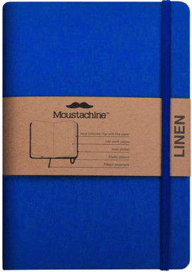 MOUSTACHINE CLASSIC LINO AZULINO. MEDIANO RAYADO