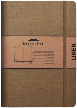 MOUSTACHINE CLASSIC LINO HABANO OSCURO. MEDIANO CUADRICULADO